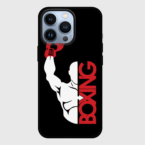 Чехол iPhone 13 Pro Бокс Boxing / 3D-Черный – фото 1