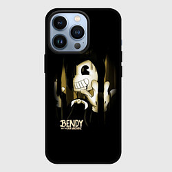 Чехол для iPhone 13 Pro Bendy And The Ink Machine подтеки, цвет: 3D-черный