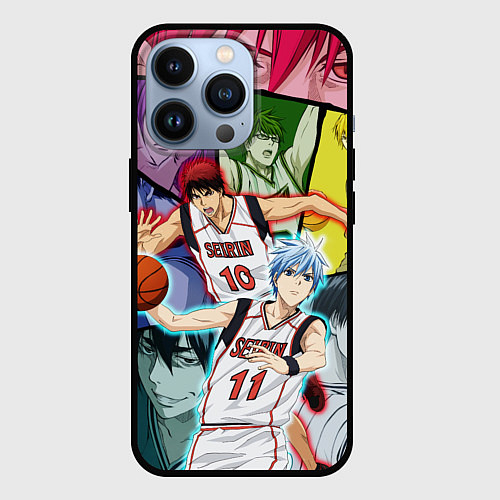Чехол iPhone 13 Pro Kuroko no Basuke Баскетбол Куроко / 3D-Черный – фото 1