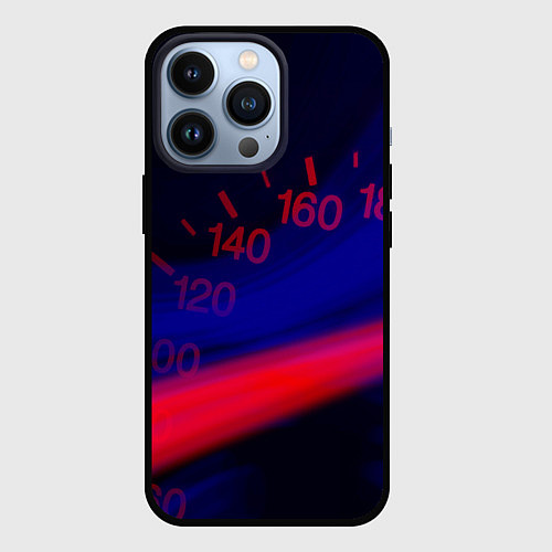 Чехол iPhone 13 Pro Скоростьspeed / 3D-Черный – фото 1