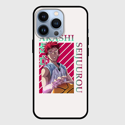 Чехол iPhone 13 Pro Akashi Seijuro - Kuroko No Basket / 3D-Черный – фото 1