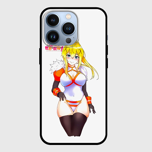 Чехол iPhone 13 Pro KonoSuba Даркнесс / 3D-Черный – фото 1