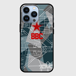 Чехол для iPhone 13 Pro SU-57 FELON, цвет: 3D-черный