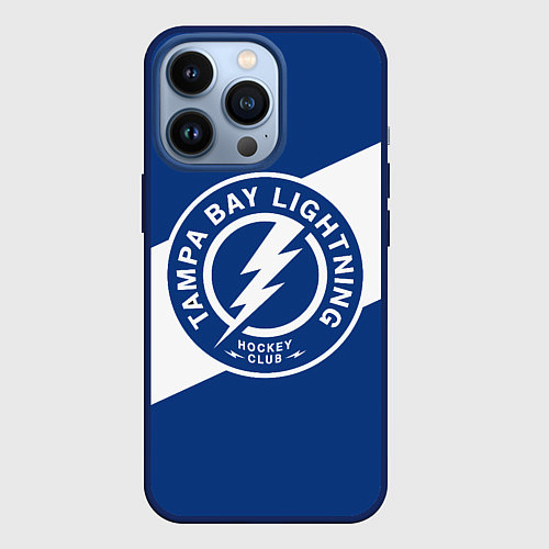 Чехол iPhone 13 Pro Тампа-Бэй Лайтнинг , Tampa Bay Lightning / 3D-Тёмно-синий – фото 1