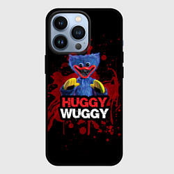 Чехол для iPhone 13 Pro 3D Хаги ваги Huggy Wuggy Poppy Playtime, цвет: 3D-черный
