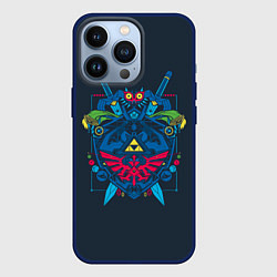 Чехол для iPhone 13 Pro Оружие Линка, цвет: 3D-тёмно-синий