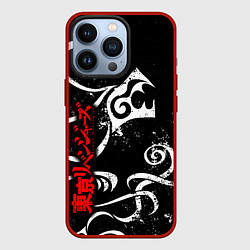 Чехол для iPhone 13 Pro DRAKEN TATTOO WHITE ТОСВА, цвет: 3D-красный