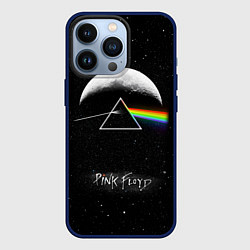 Чехол для iPhone 13 Pro PINK FLOYD LOGO ПИНК ФЛОЙД ЗВЕЗДЫ, цвет: 3D-тёмно-синий