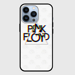 Чехол iPhone 13 Pro PINK FLOYD LOGO ПИНК ФЛОЙД ГЛИТЧ