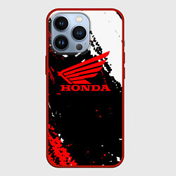 Чехол для iPhone 13 Pro Honda Logo Auto, цвет: 3D-красный