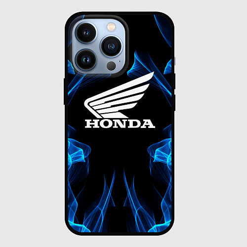 Чехол iPhone 13 Pro Honda Fire / 3D-Черный – фото 1
