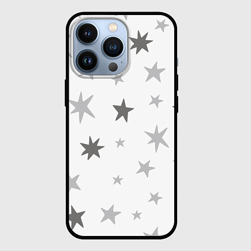 Чехол iPhone 13 Pro Звездочкиstars / 3D-Черный – фото 1