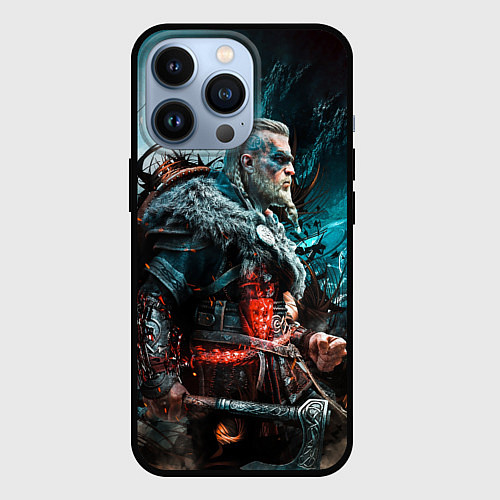 Чехол iPhone 13 Pro Викинги Вальхалла Vikings Valhalla n 1 / 3D-Черный – фото 1