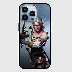 Чехол для iPhone 13 Pro Ciri sword, цвет: 3D-черный