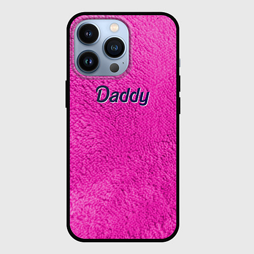 Чехол iPhone 13 Pro Daddy pink / 3D-Черный – фото 1