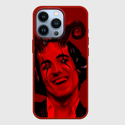 Чехол iPhone 13 Pro Damiano David / 3D-Красный – фото 1