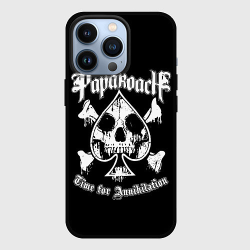 Чехол iPhone 13 Pro Papa Roach, РОК / 3D-Черный – фото 1