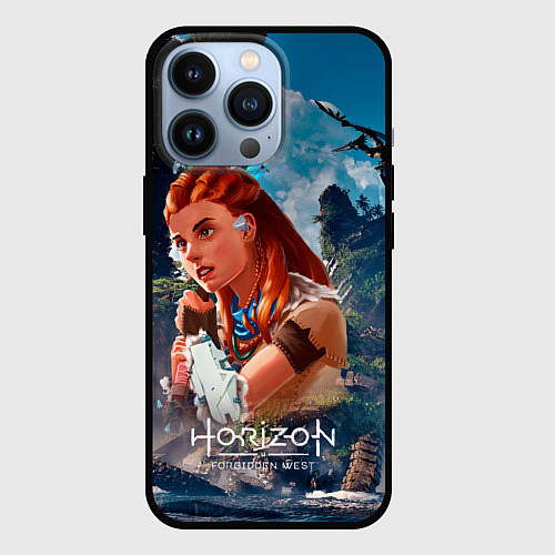 Чехол iPhone 13 Pro Aloy Horizon / 3D-Черный – фото 1