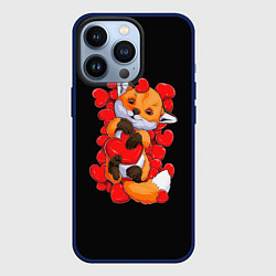 Чехол iPhone 13 Pro Лиса Символ любви
