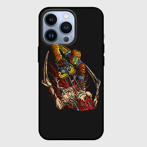 Чехол iPhone 13 Pro Айзек за работой / 3D-Черный – фото 1