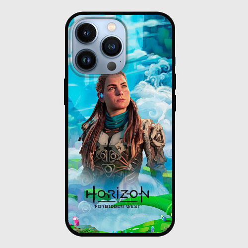 Чехол iPhone 13 Pro Horizon дикий лес / 3D-Черный – фото 1