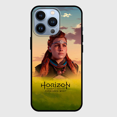 Чехол iPhone 13 Pro Horizon Forbidden West Aloy / 3D-Черный – фото 1