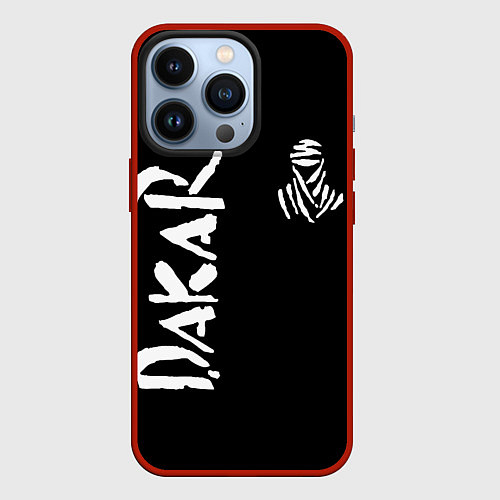 Чехол iPhone 13 Pro Дакар ралли / 3D-Красный – фото 1