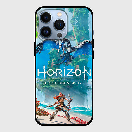 Чехол iPhone 13 Pro Horizon Запретный Запад Элой / 3D-Черный – фото 1