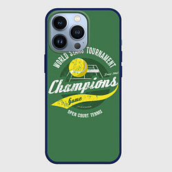 Чехол для iPhone 13 Pro Большой Теннис Tennis, цвет: 3D-тёмно-синий