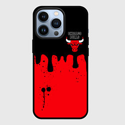 Чехол iPhone 13 Pro Chicago Bulls Чикаго Буллз Логотип