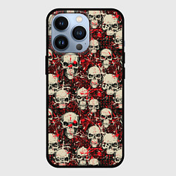 Чехол iPhone 13 Pro Кровавые Черепа Skulls