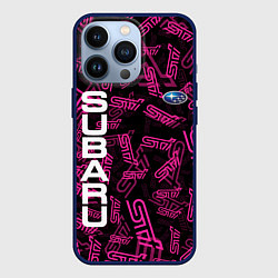 Чехол iPhone 13 Pro SUBARU STI PATTERN