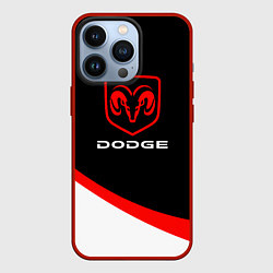 Чехол для iPhone 13 Pro DODGE SPORT, цвет: 3D-красный