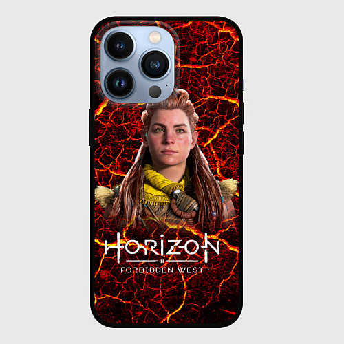 Чехол iPhone 13 Pro Horizon Forbidden West Элой / 3D-Черный – фото 1