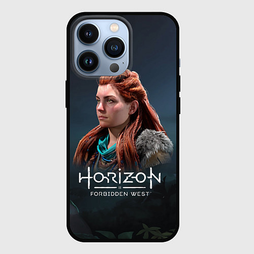 Чехол iPhone 13 Pro Элой Aloy Horizon Forbidden West / 3D-Черный – фото 1