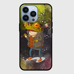 Чехол iPhone 13 Pro Лягушка хулиган Frog hooligan