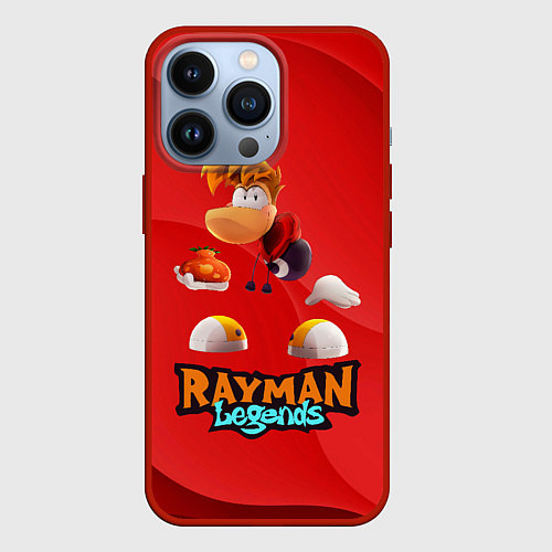 Чехол iPhone 13 Pro Rayman Red Legends / 3D-Красный – фото 1