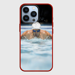Чехол iPhone 13 Pro Плавание Пловец