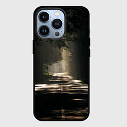 Чехол для iPhone 13 Pro Тенистый путь, цвет: 3D-черный