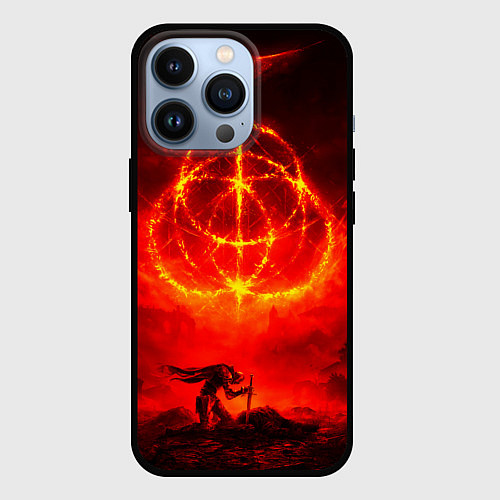 Чехол iPhone 13 Pro ELDER RING / 3D-Черный – фото 1