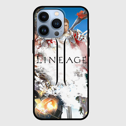 Чехол iPhone 13 Pro Hero of Lineage / 3D-Черный – фото 1