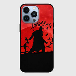 Чехол для iPhone 13 Pro Red JC, цвет: 3D-черный