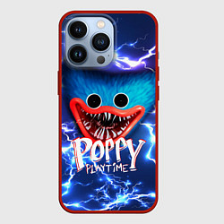 Чехол для iPhone 13 Pro POPPY PLAYTIME ХАГГИ ВАГГИ ЛИЦО, цвет: 3D-красный