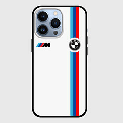 Чехол iPhone 13 Pro БМВ 3 STRIPE BMW WHITE