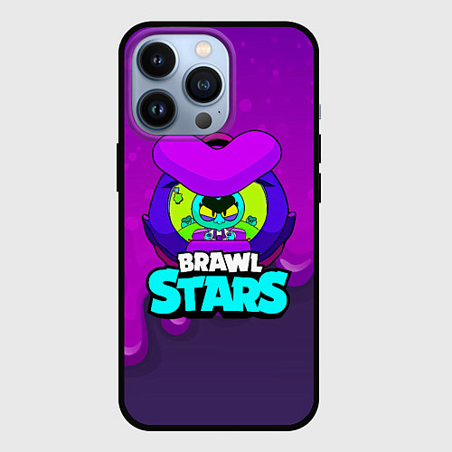 Чехол iPhone 13 Pro Ева Eve BrawlStars / 3D-Черный – фото 1