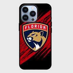 Чехол iPhone 13 Pro Florida Panthers, Флорида Пантерз, NHL