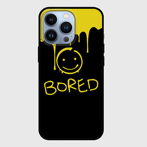 Чехол iPhone 13 Pro Sherlock Bored Big Smile / 3D-Черный – фото 1