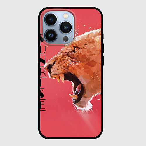 Чехол iPhone 13 Pro Leopard sunrise / 3D-Черный – фото 1