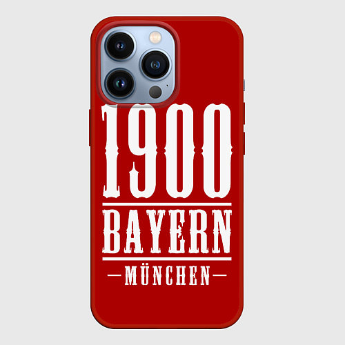 Чехол iPhone 13 Pro Бавария Bayern Munchen / 3D-Красный – фото 1