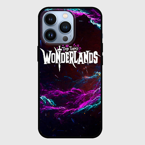 Чехол iPhone 13 Pro Tiny Tinas Wonderlands, logo / 3D-Черный – фото 1